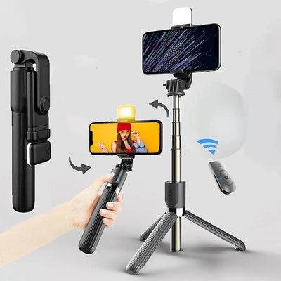 Multifunctional Portable Bluetooth Selfie Stick & Tripod